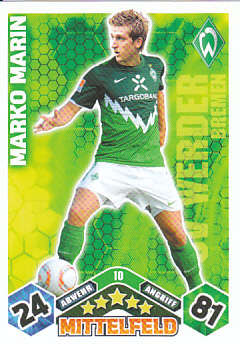 Marko Marin Werder Bremen 2010/11 Topps MA Bundesliga #10